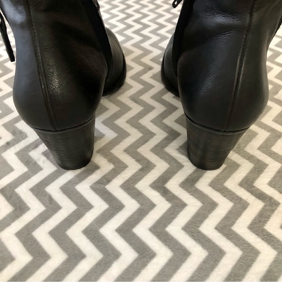 Paul Green Aubrey Black Leather Booties w/Zipper Detail, Women’s Size 8.5 US - Picture 5 of 7